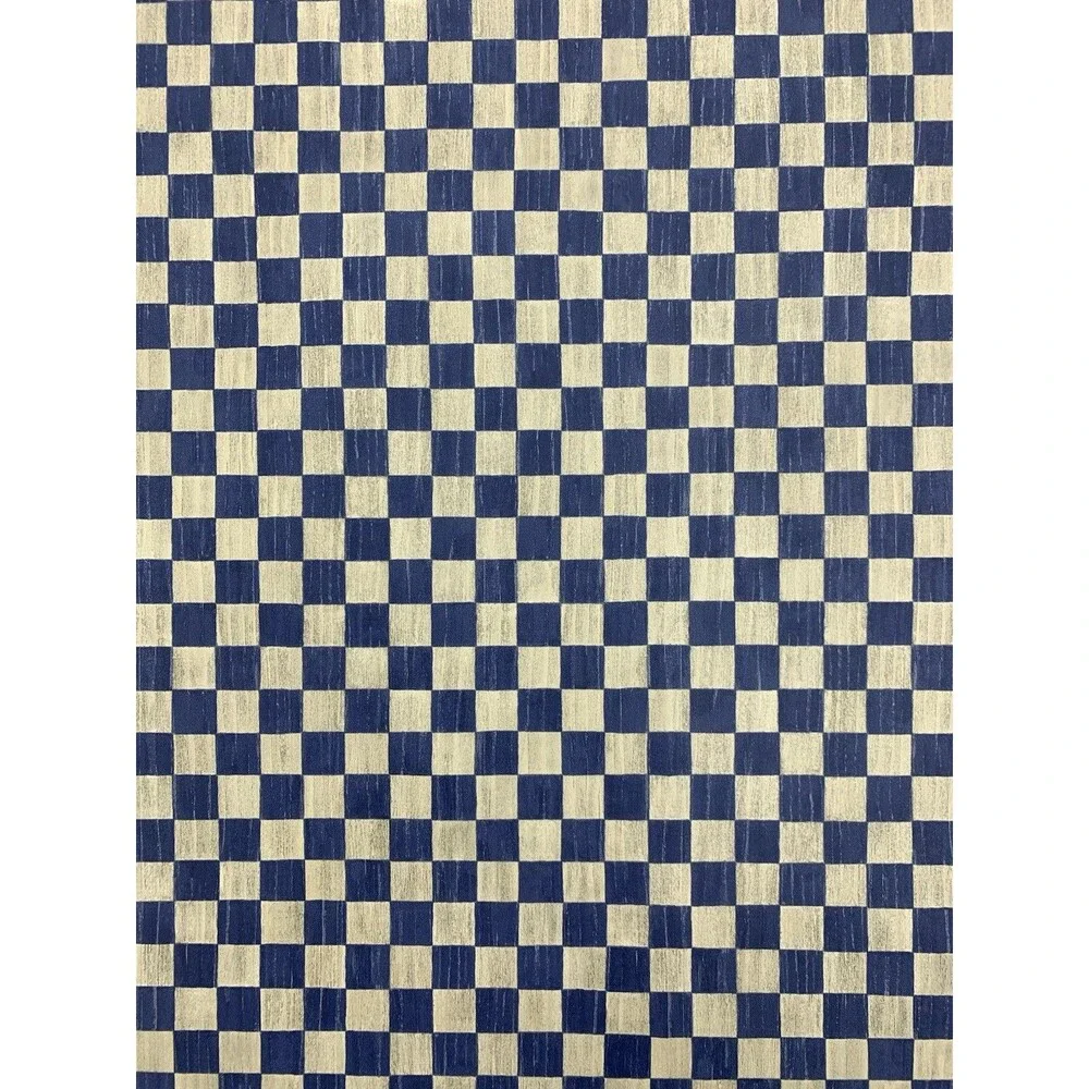Wallpaper Checkerboard By Raymond Waites 20 1/2” X 11 Yd. NOS VINTAGE SEALED.